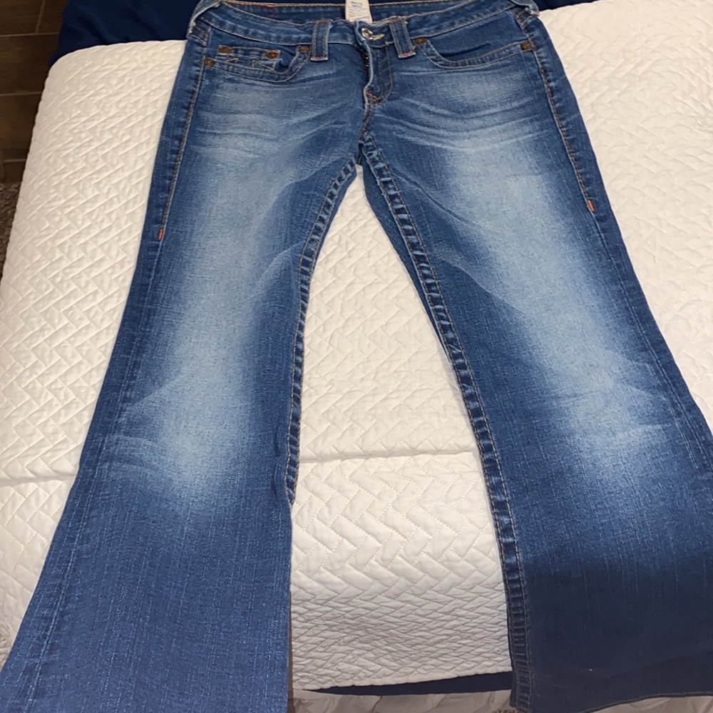 True Religion Bobby Low Rise Flares - Picture 4 of 7